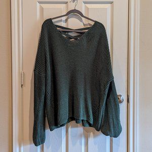 Ava & Viv Cross Back Sweater